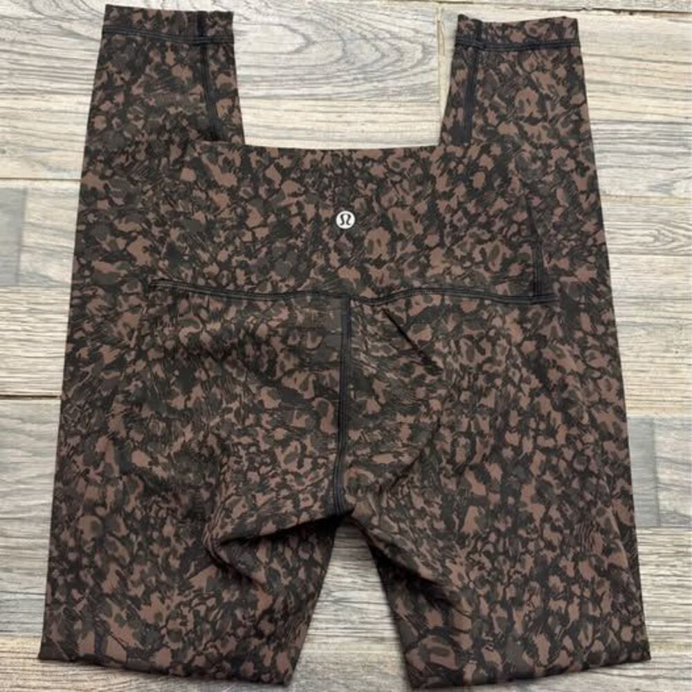 Lululemon Women’s Wunder Under High Rise Tight 25 in Wild Thing Camo Brien Earth